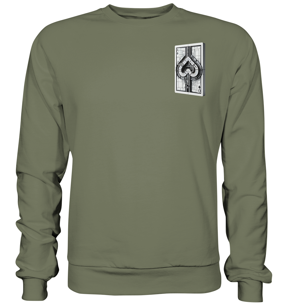 Abstract Ace of Spades - Premium Sweatshirt