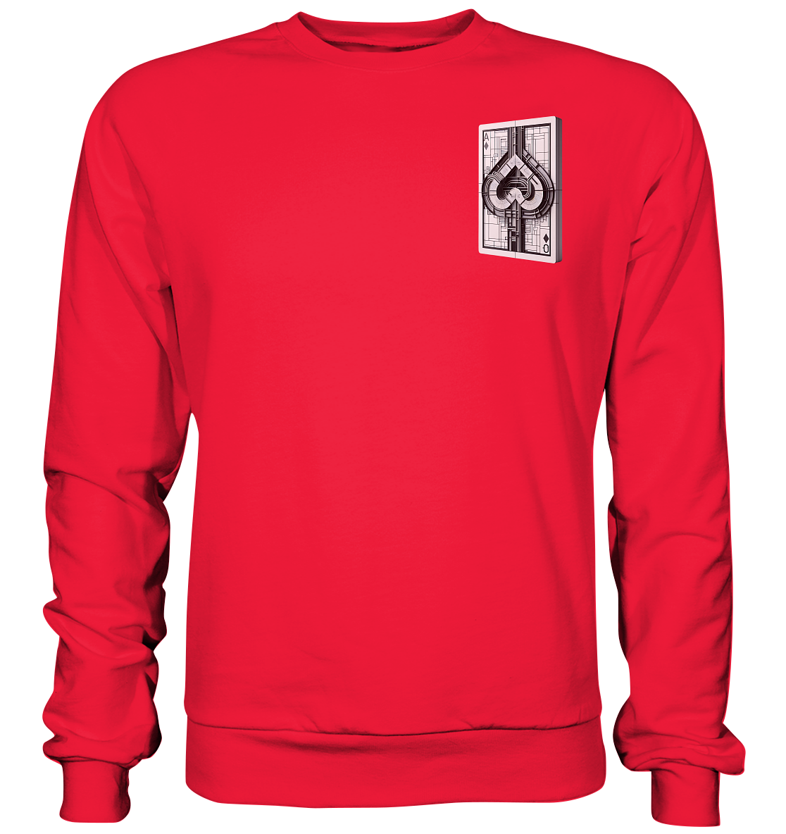 Abstract Ace of Spades - Premium Sweatshirt