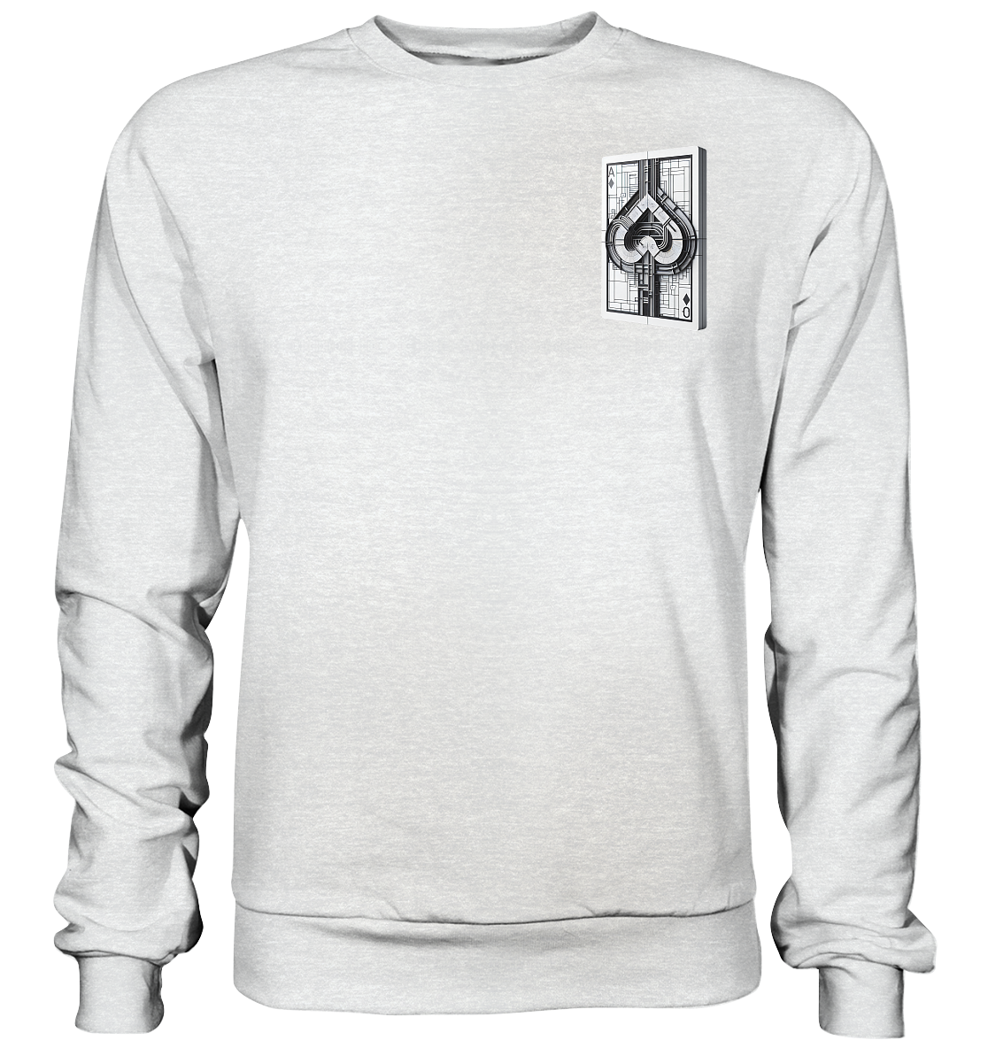 Abstract Ace of Spades - Premium Sweatshirt