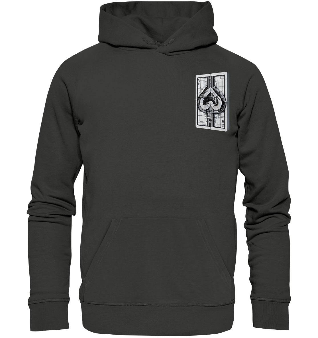 Abstract Ace of Spades - Premium Unisex Hoodie