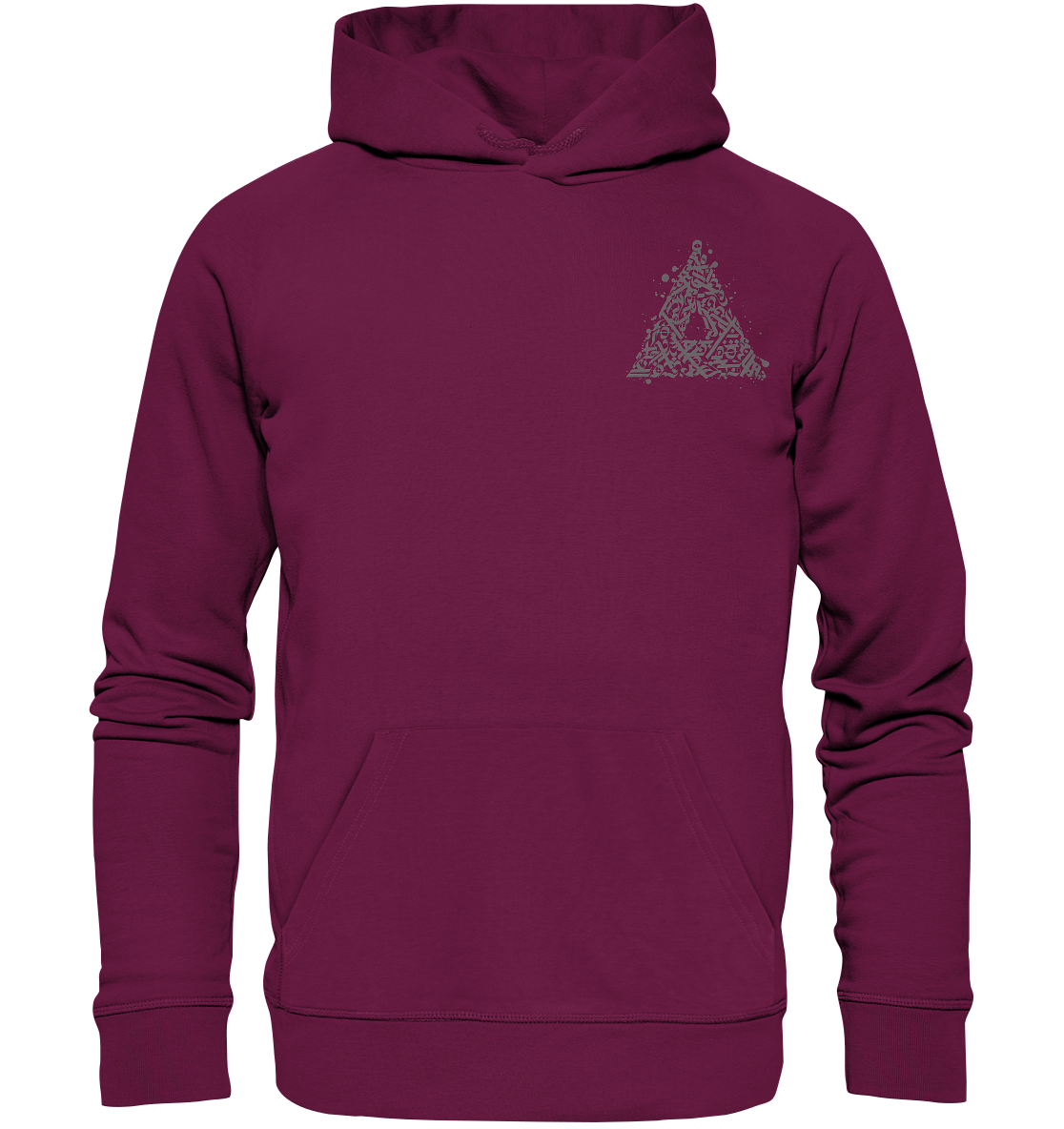 Calligraphy Triangle - Premium Unisex Hoodie