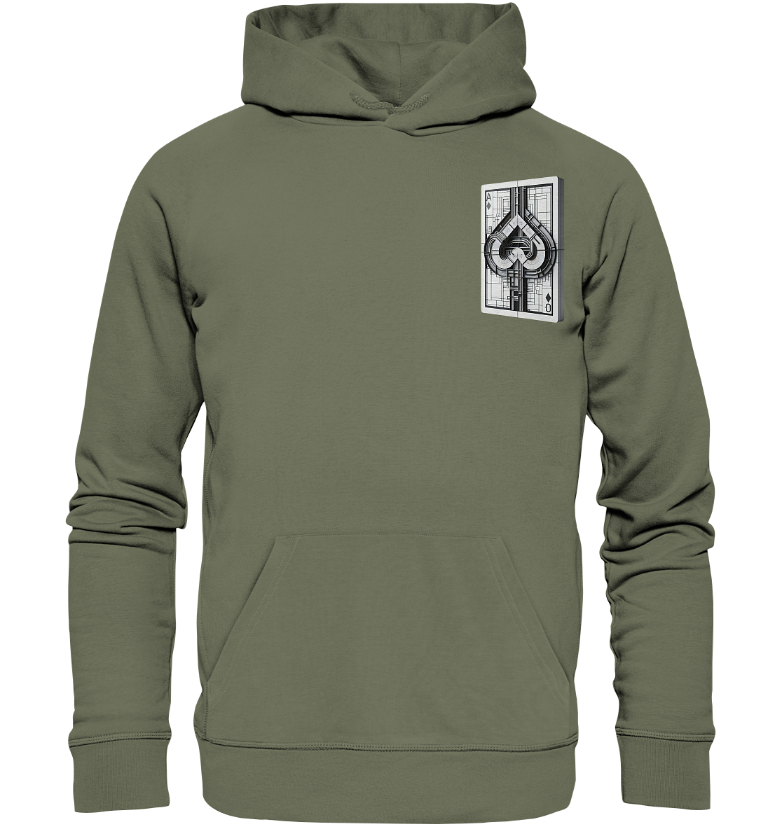 Abstract Ace of Spades - Premium Unisex Hoodie