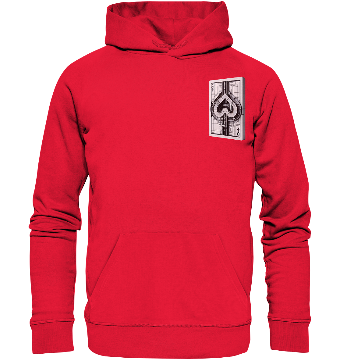 Abstract Ace of Spades - Premium Unisex Hoodie