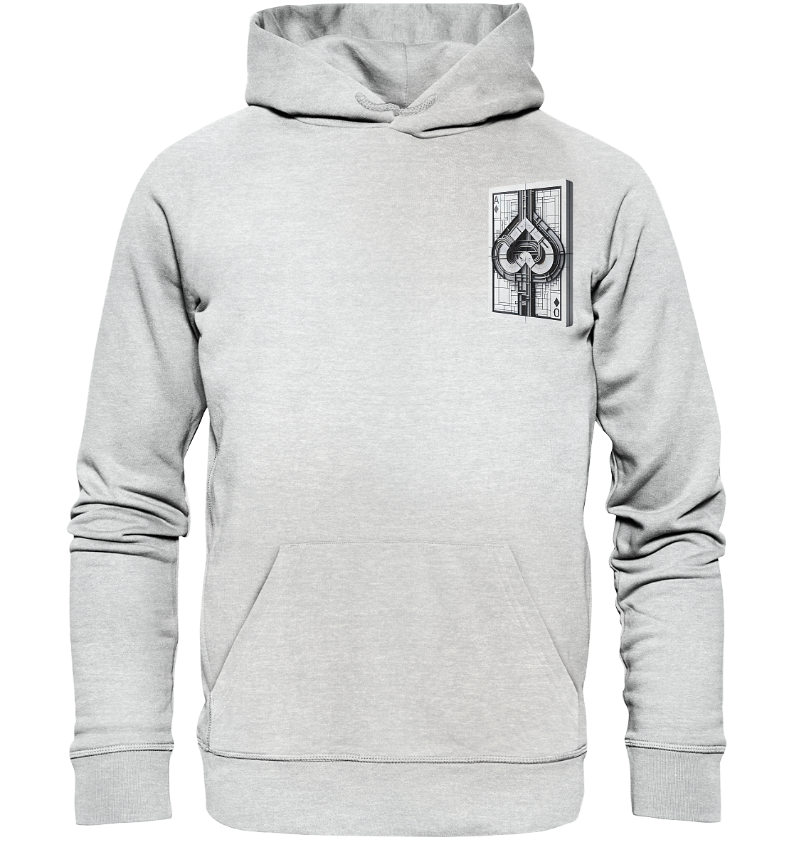 Abstract Ace of Spades - Premium Unisex Hoodie