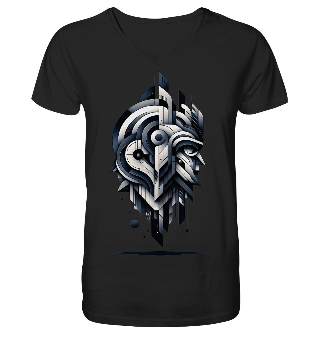 Abstract King - V-Neck Shirt