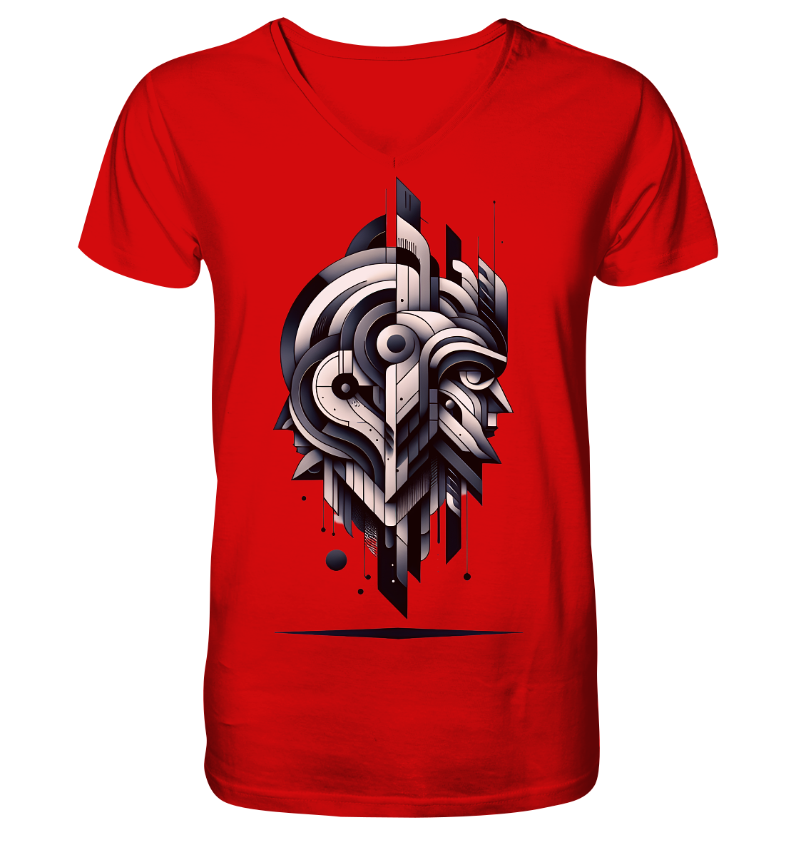 Abstract King - V-Neck Shirt