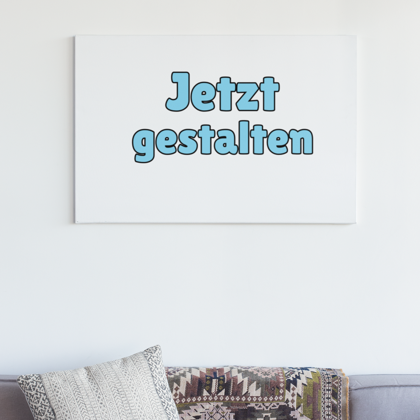 personalized canvas 75x50cm