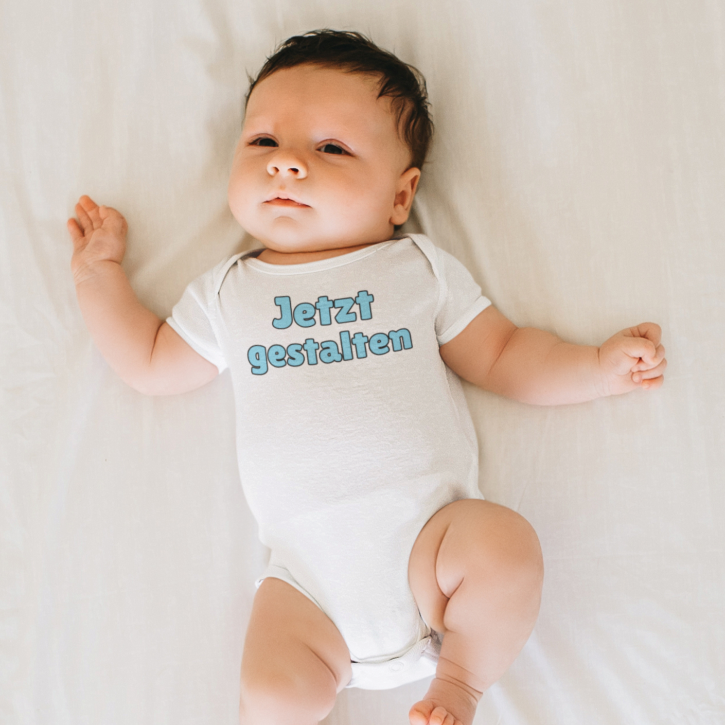 personalized organic baby bodysuit