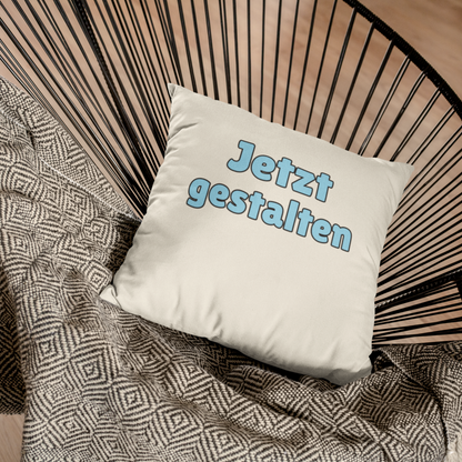 personalized cushion natural 40x40cm